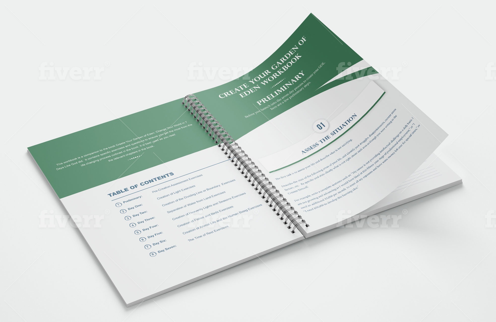 spiral workbook